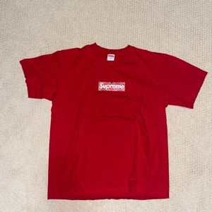 Red Supreme Bandana Box Logo Tee (M) FW19